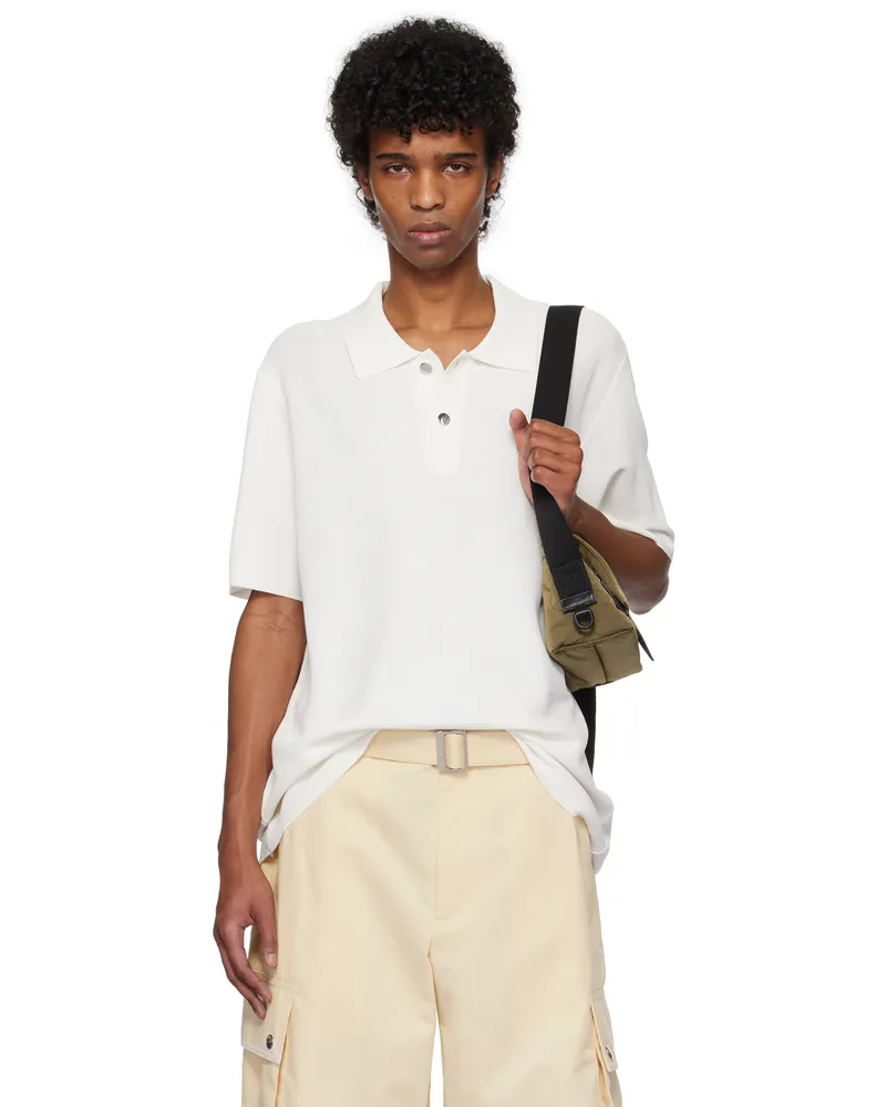 Jacquemus Off-White 'The knit' Polo 110