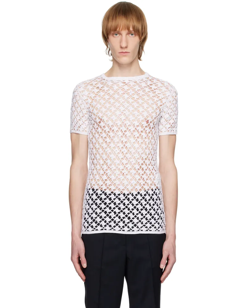SITUATIONIST White Floral T-Shirt White