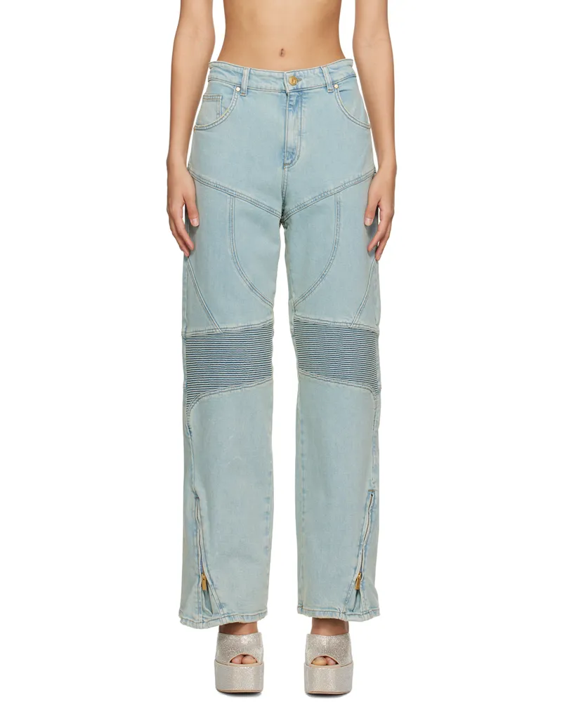 Blumarine Blue Biker Jeans N0911
