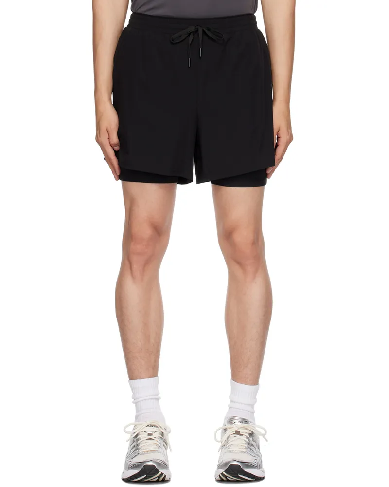 7 DAYS Active Black Two-In-One Shorts 001