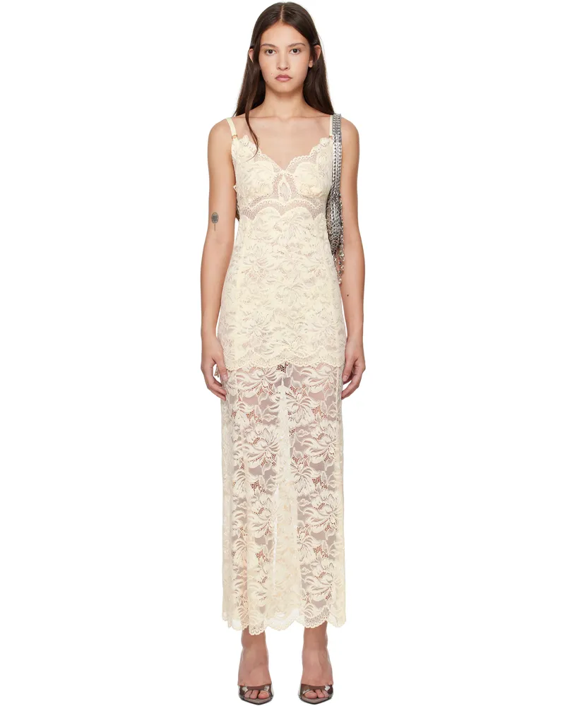 Paco Rabanne Beige Long Maxi Dress P105