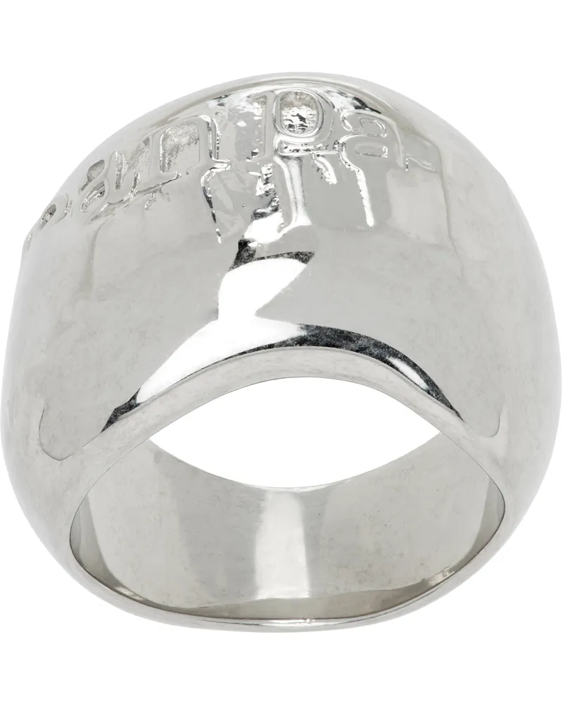 Jean Paul Gaultier The Logo' Ring 91-silver