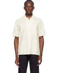 Universal Works White Island Shirt Ecru