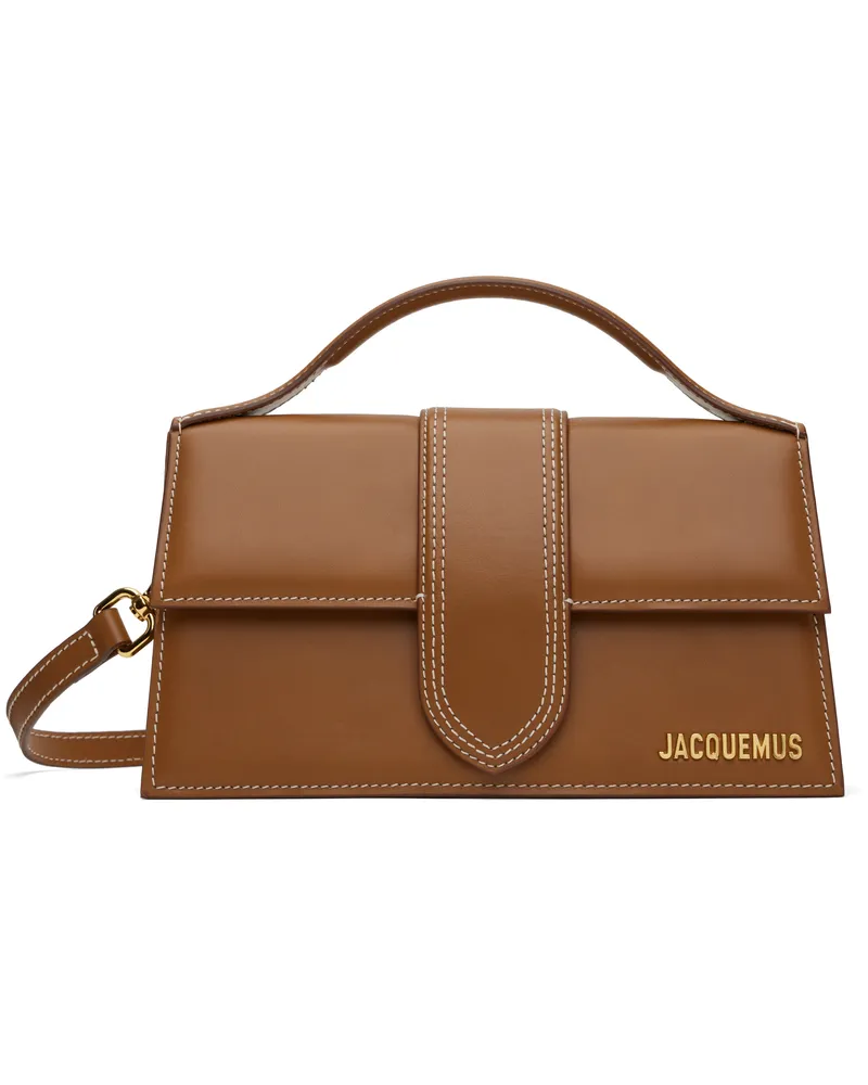 Jacquemus Tan Les Classiques 'The large Bambino' Bag 811