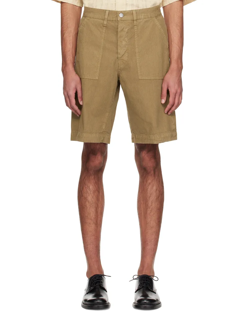 Sunflower Brown Wide Twist Work Shorts Light