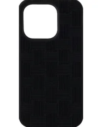 Bottega Veneta Black Intreccio iPhone 15 Pro Case Black