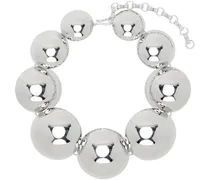 Silver Dome Necklace