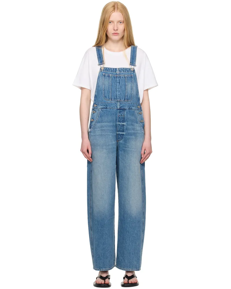 Citizens of humanity Blue Freya Denim Overalls Arta