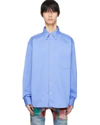 Acne Studios Blue Button-Up Shirt Cdi