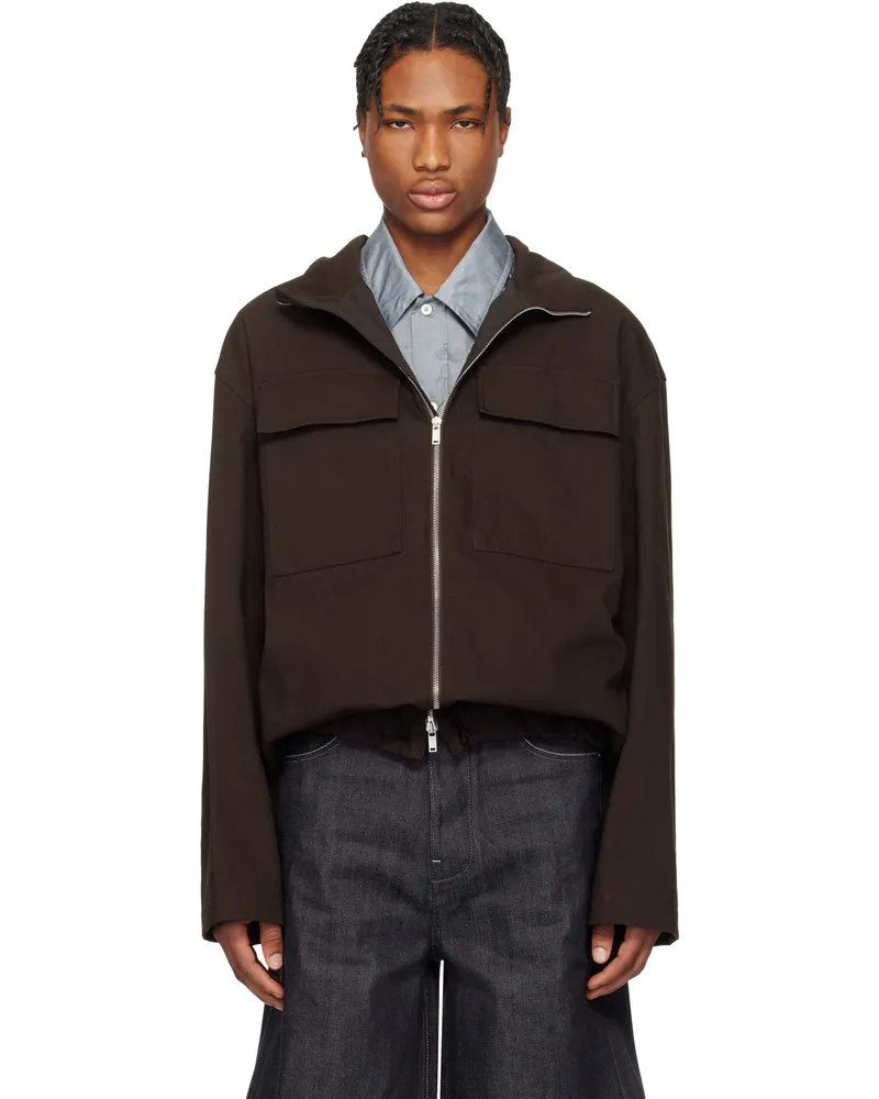 Jil Sander Brown Sportswear 006 Jacket 203