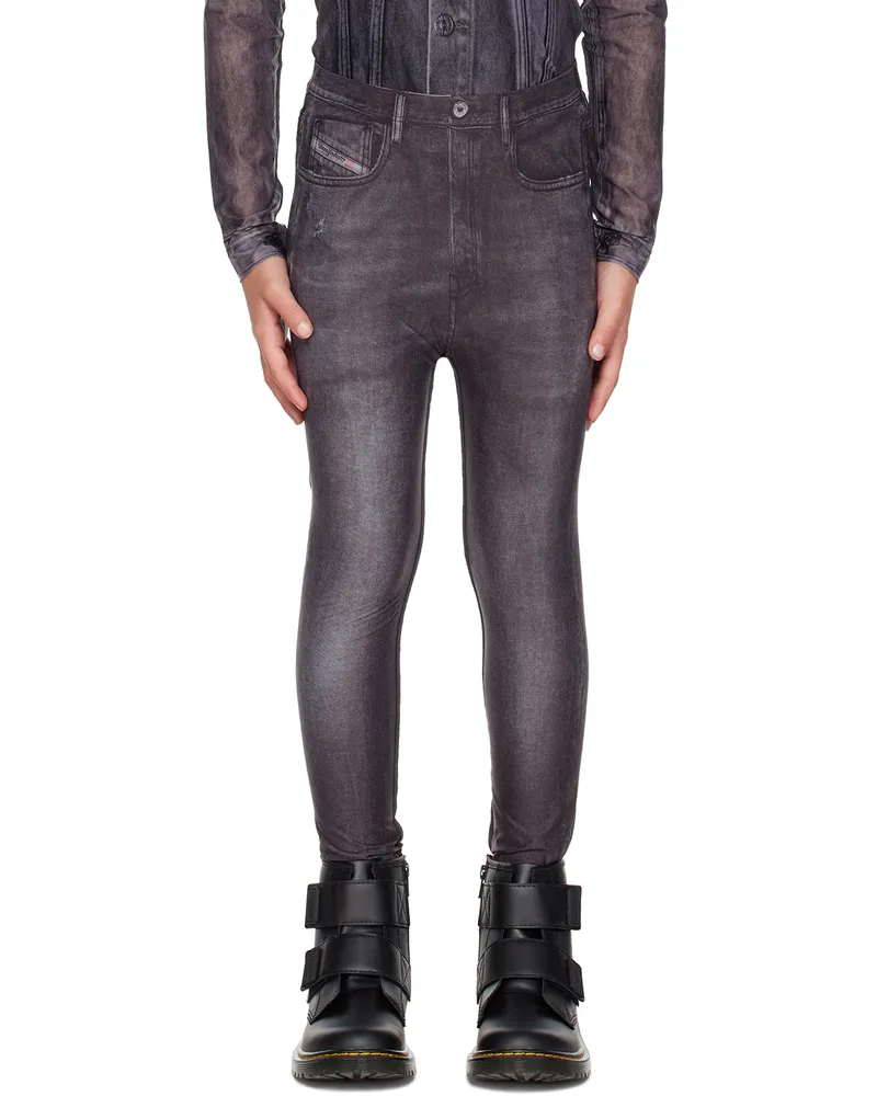 Diesel Kids Gray P-Koll Leggings K900