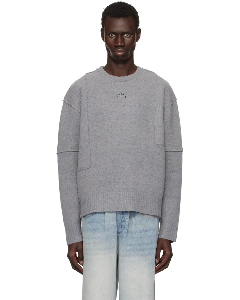 ACW* Gray Construct Sweater Grey