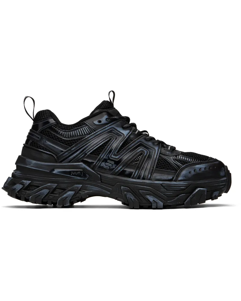 JUUN.J Black Synthetic Sneakers Black