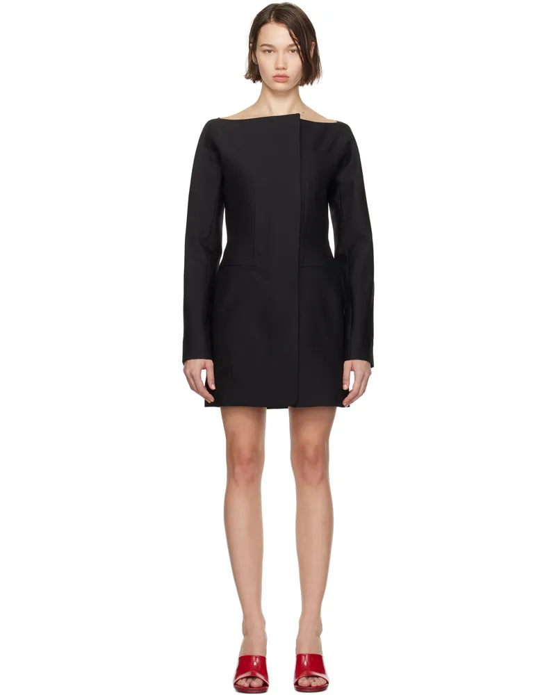 Jacquemus Black La Casa 'La robe Spalla' Minidress 990