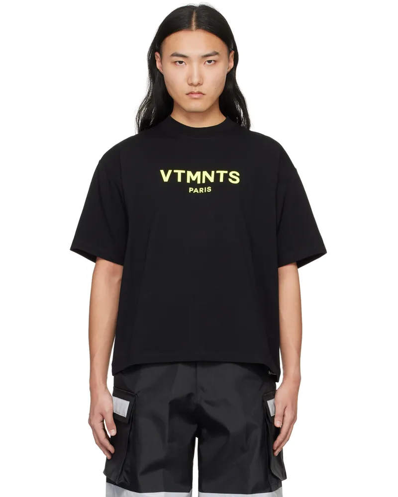 VTMNTS Black 'Paris' T-Shirt Black