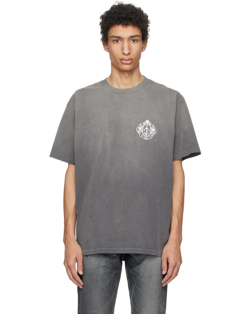 John Elliott + Co Black Dinghy T-Shirt Washed