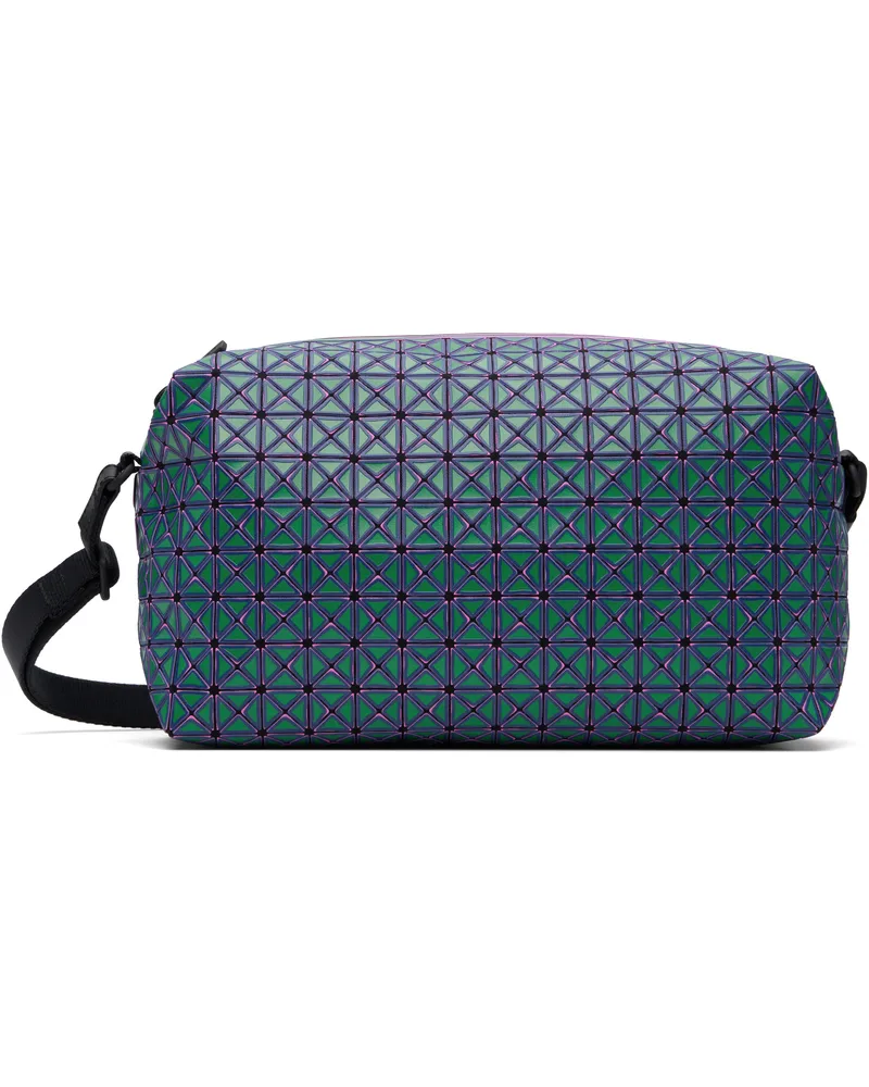 Issey Miyake Green & Purple Saddle Rough Bag 67-green