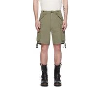 Khaki Cargo Pocket Shorts