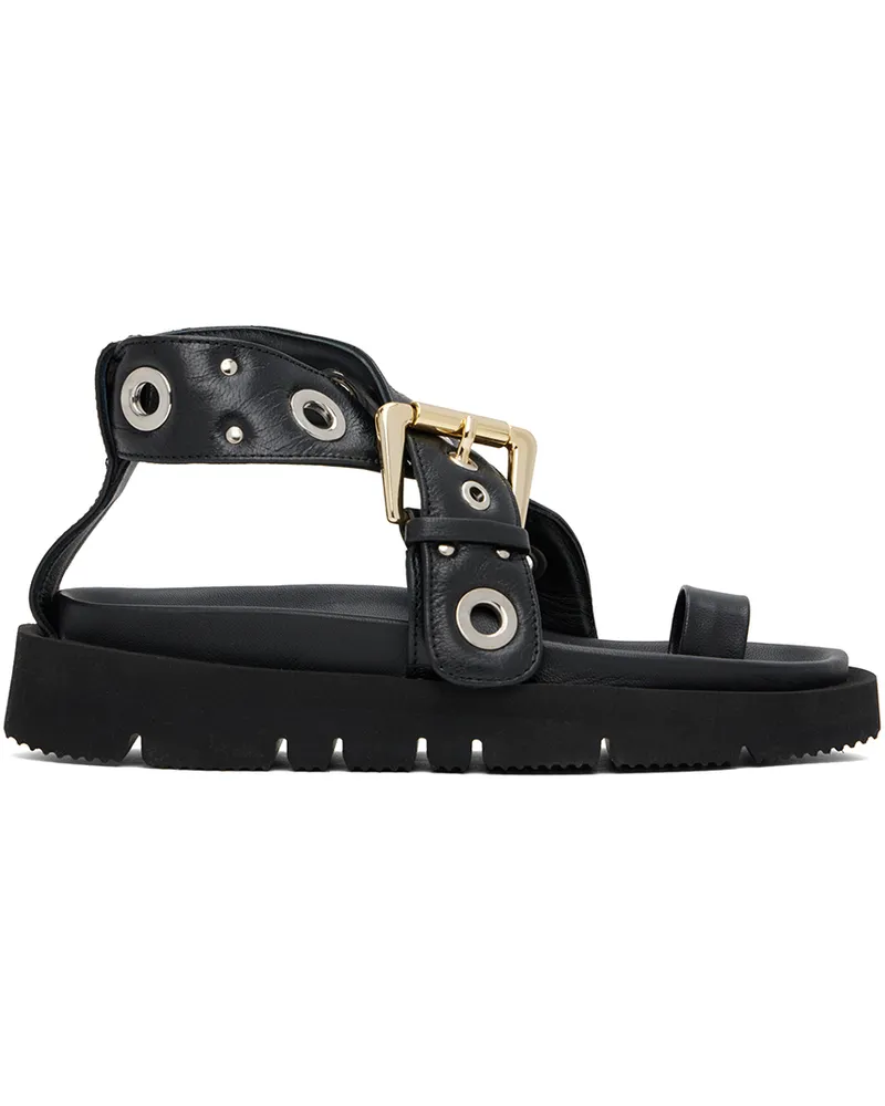 A.P.C. Black Natacha Ramsay-Levi Edition Concarneau Sandals Lzz