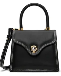 RATIO ET MOTUS Black Leather Lady 15 Bag Black