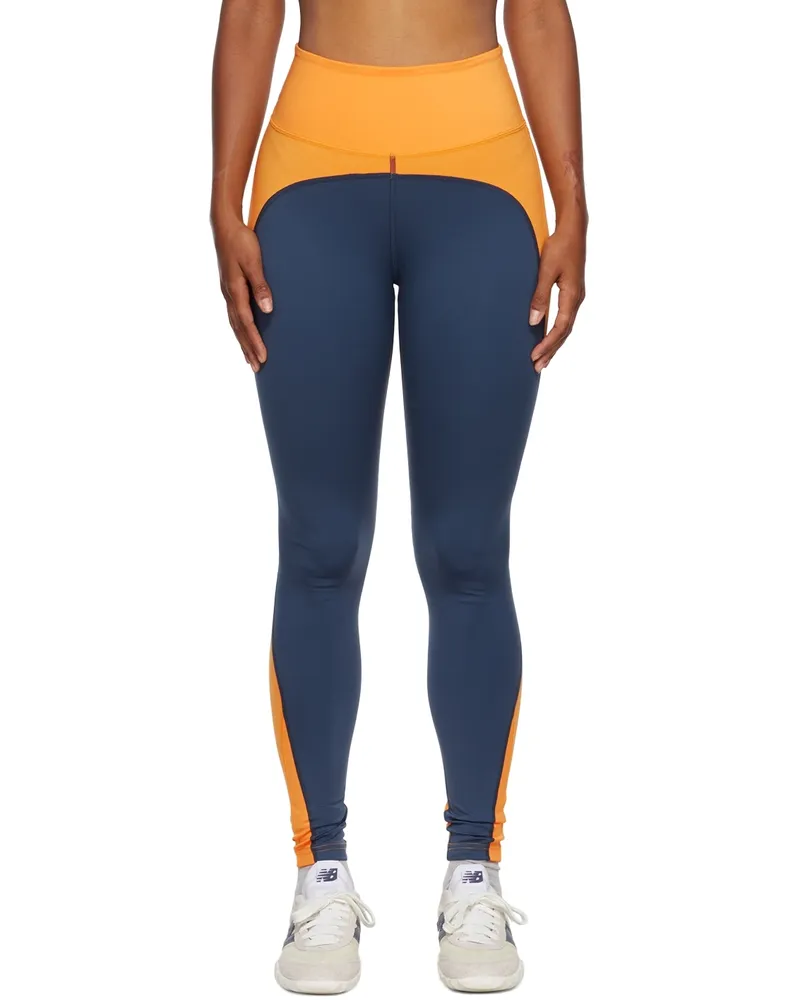 7 DAYS Active Orange Rivet Sport Leggings 612