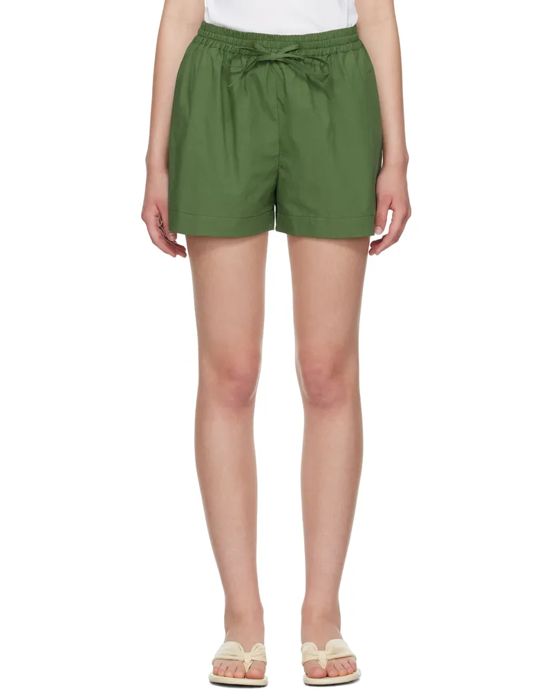 Matteau Green Relaxed Shorts Cactus