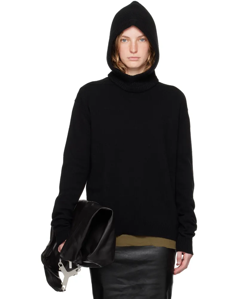 Rick Owens Black Porterville Crewneck Sweater 09