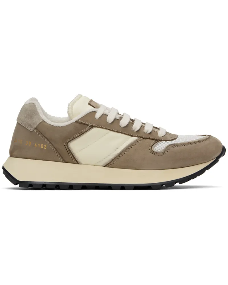 Common Projects Brown & Off-White Track SS24 Sneakers 4102