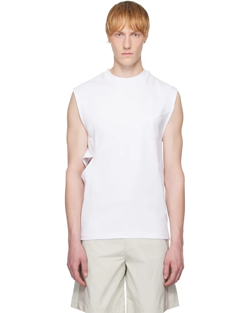 Heliot Emil White Pleistos Tank Top White