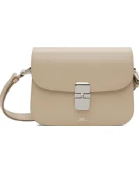 A.P.C. Beige Grace Small Bag Bao