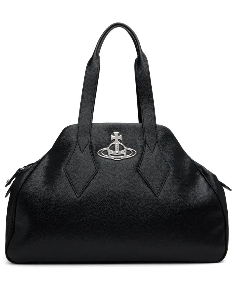 Vivienne Westwood Black Yasmine Large Tote N403