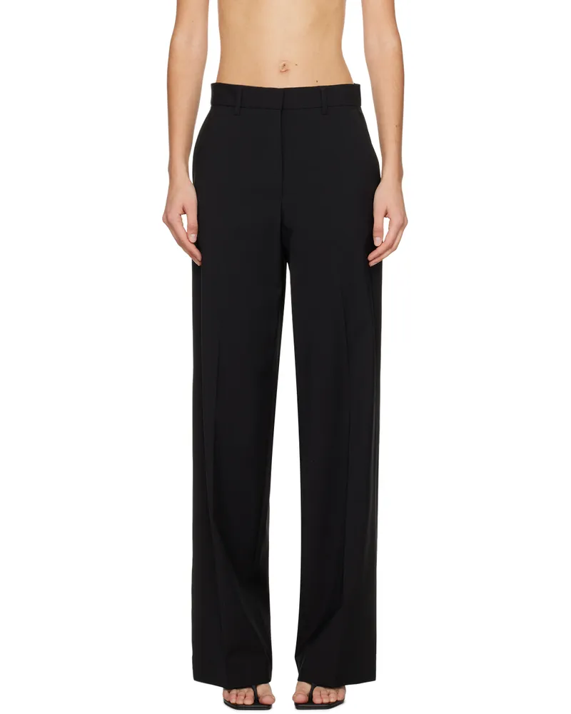 Matteau Black Tailored Trousers Black