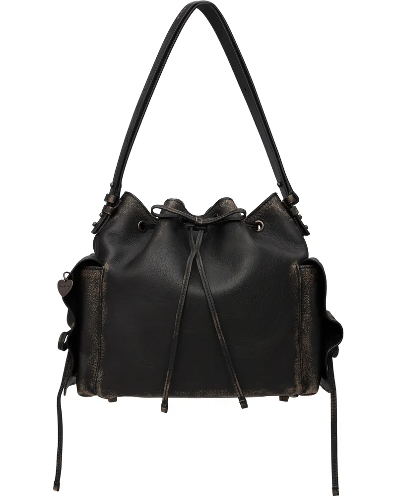 Acne Studios Brown Multipocket Bucket Bag Aip