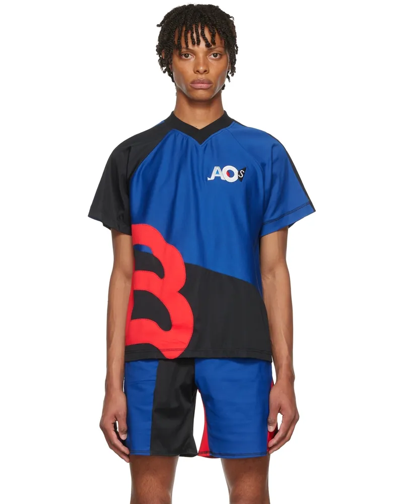Bethany Williams Blue Recycled Polyester T-Shirt Blue