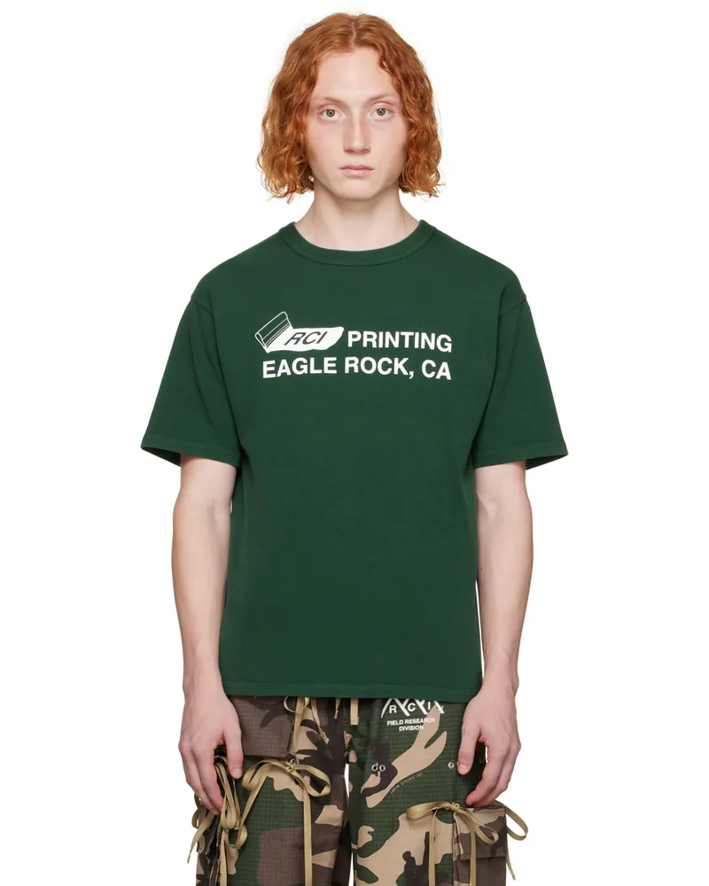 Reese Cooper Green 'RCI Printing' T-Shirt Forest