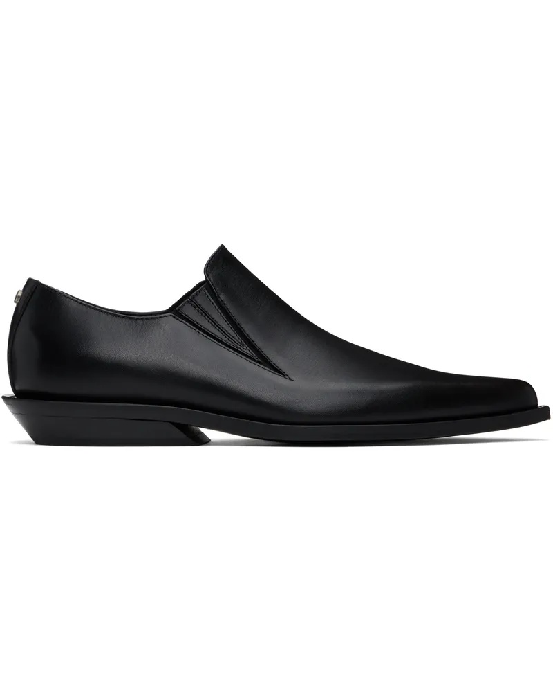 Ann Demeulemeester Black Makea Pointy Cowboy Loafers Black