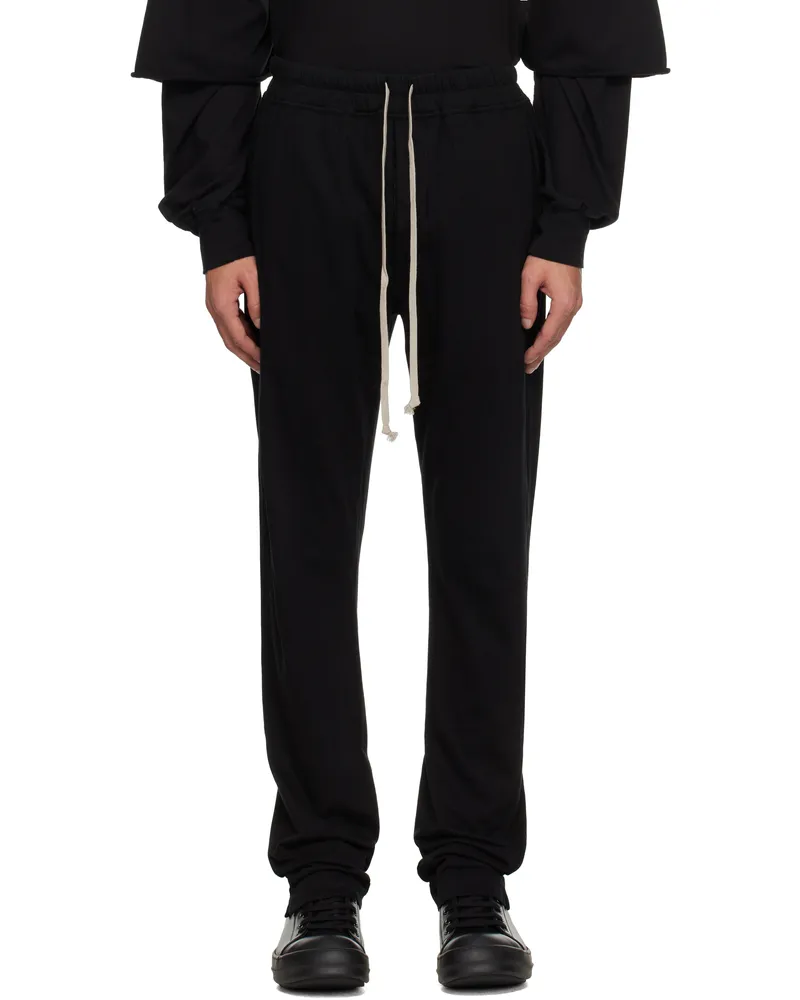 DRKSHDW by Rick Owens Black Hollywood Berlin Drawstring Sweatpants 09