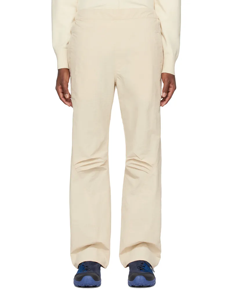 Wynn Hamlyn Beige Relaxed-Fit Track Pants Ivory