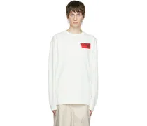 2 Moncler 1952 Off-White Printed Long Sleeve T-Shirt