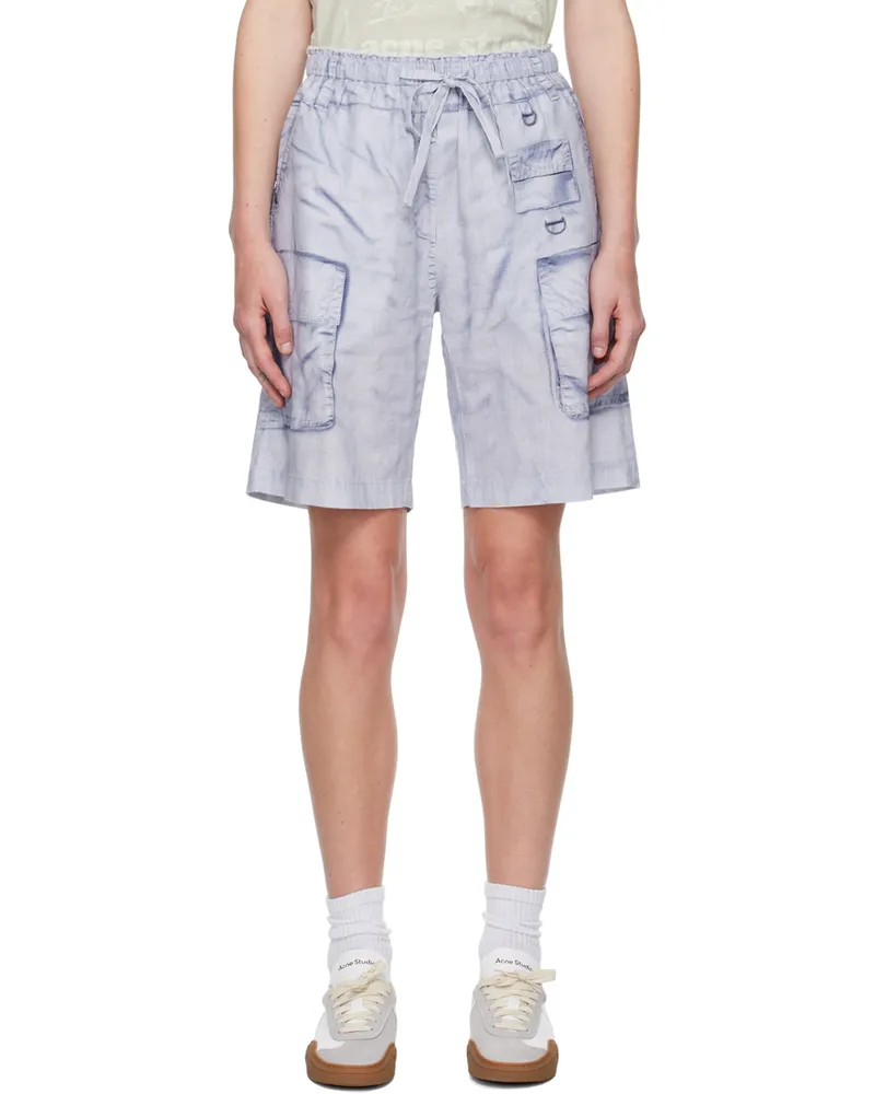 Acne Studios Blue Trompe L'œil Shorts 228