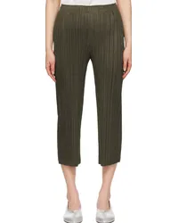 Issey Miyake Khaki Thicker Bottoms Trousers 65