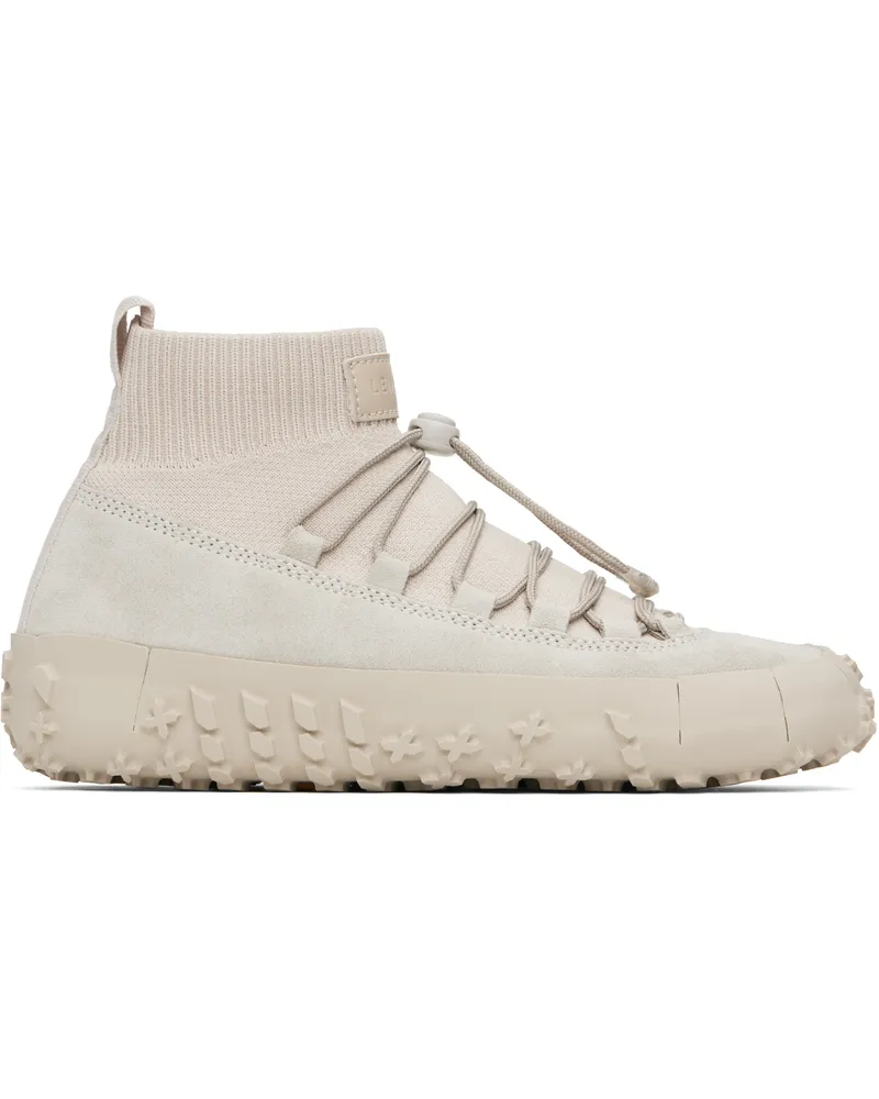 Christophe Lemaire Gray Vibram Wrap On Sneakers Wh041