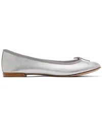 Repetto Silver Cendrillon Ballerina Flats Argent