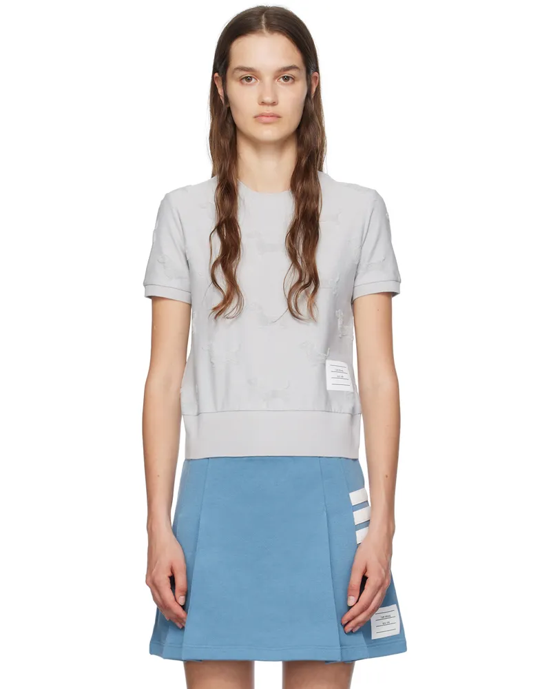 Thom Browne Gray Hector T-Shirt 050