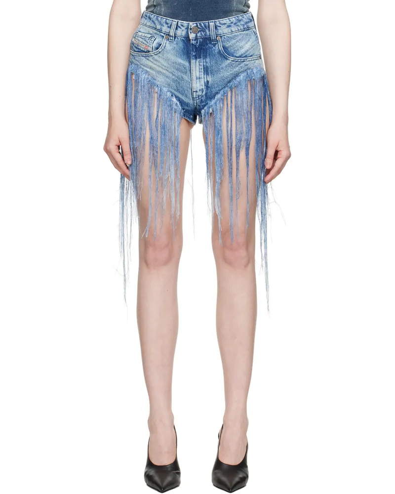 Diesel Blue De-Jizz-Fsg Denim Shorts 01