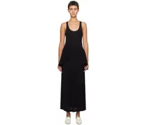 Black Petal Maxi Dress