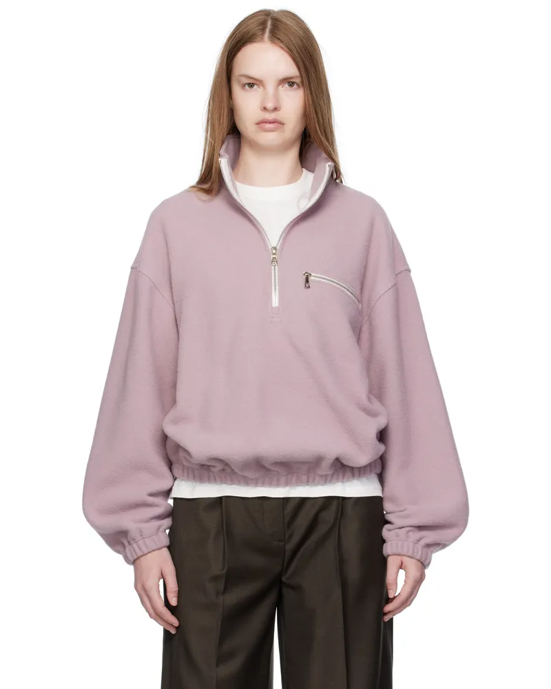 Rier Purple Fleece Sweater Myrte
