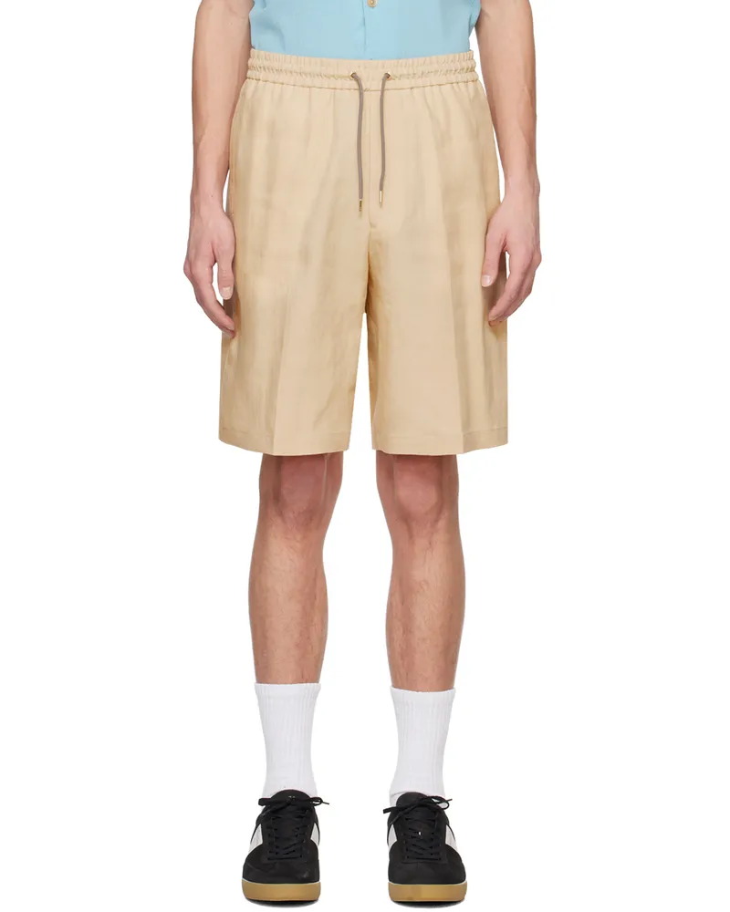 Paul Smith Beige Drawstring Shorts 7