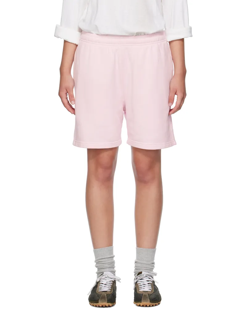 Acne Studios Pink Fleece Shorts Aq8