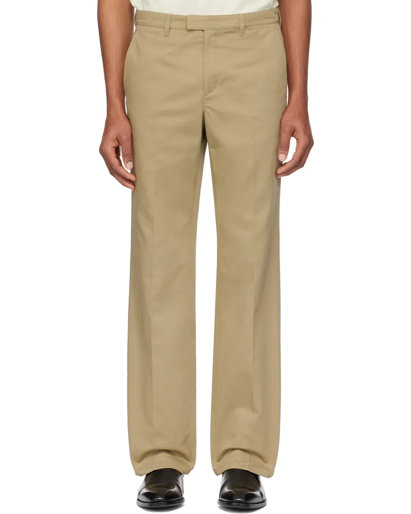 Courrèges Beige Tailored Trousers 1005